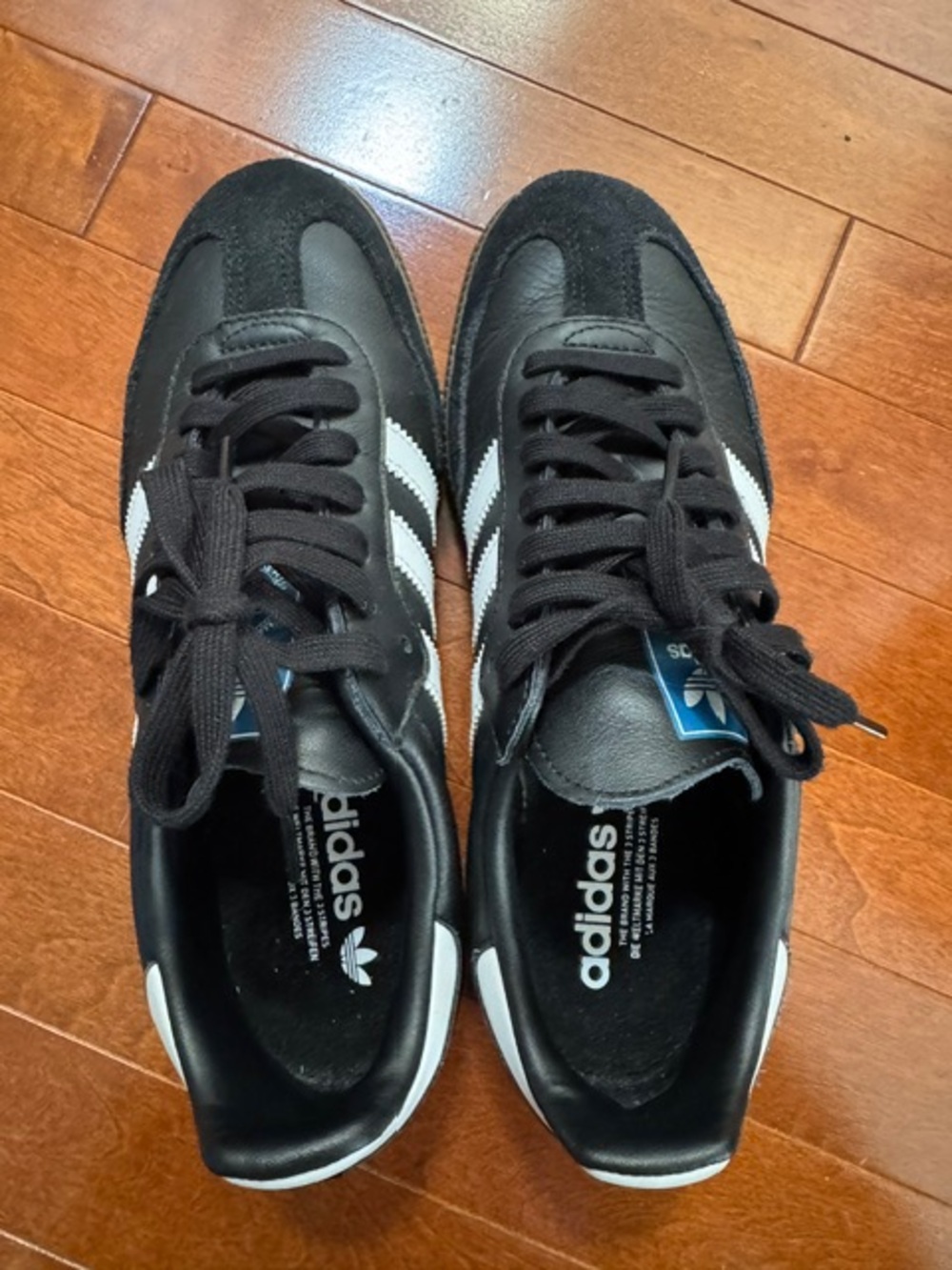 adidas Black and White Samba OG Sneakers